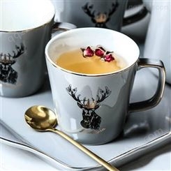 景德镇陶瓷北欧茶壶茶杯套装 创意家用客厅现代简约下午茶泡茶具