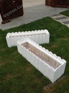 户外防腐木花箱 长方形碳化种植箱 菠萝格组合式长条箱