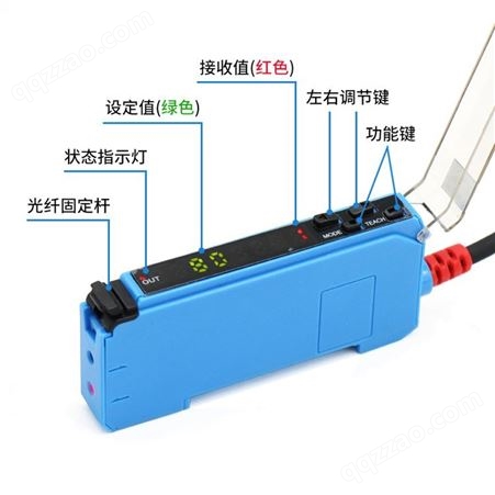 原装中国台湾嘉准FF-403V 403B 403G 402数显光纤传感器放大器