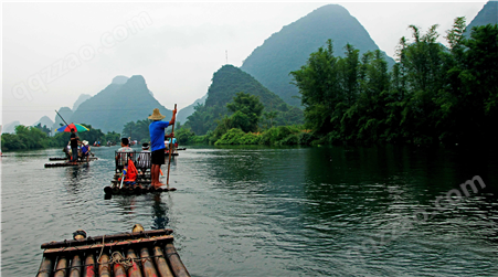 水上漂流竹筏 景区摄影打卡拍摄专用 各种造型支持定制