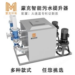 蒙克 地下室不锈钢全自动商用切割型污水提升器可定制SMTS