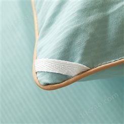 优宜家立体刺绣大豆棉被 被子被芯 150*200cm/3斤 嵌绳-薄荷绿