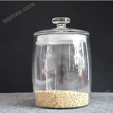 山东玻璃储藏罐 淄博玻璃糖果罐子 玻璃储物罐子供应 玻璃储物罐