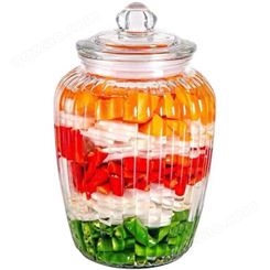 玻璃密封罐 淄博玻璃储物罐 加厚防爆玻璃储存罐 玻璃储物罐