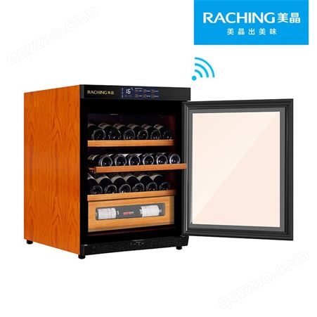 Raching/美晶 W150A-MC 智能wifi红酒柜葡萄酒压缩机实木酒柜冰吧