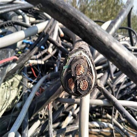 海珠区废旧电缆回收 提供带皮高压电缆回收剥皮 二手铜芯导线收购