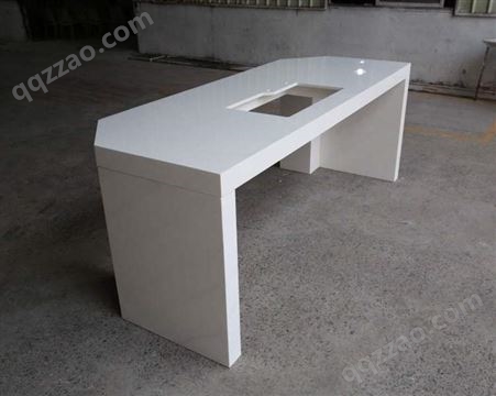 工厂直供人造石亚克力 人造石办公桌 异形台面