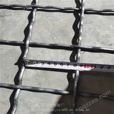 编织+焊接上下折弯铁矿钢筋编织网 牢固结实 工矿丝网