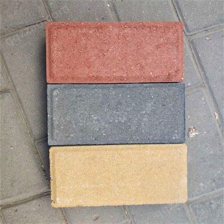 透水砖面包砖 荷兰彩色生态方砖 仿石材砖建菱透水仿石砖