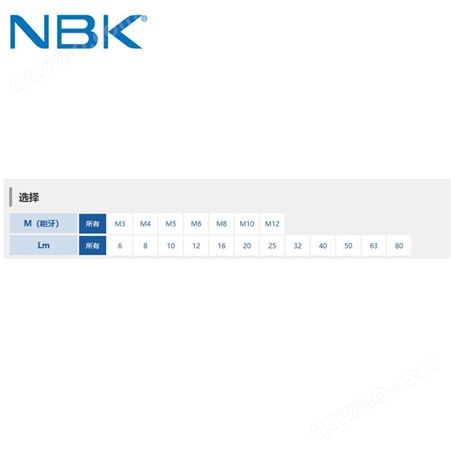 日本NBK LDMS-NI全不锈钢外螺纹夹紧手柄把手 机械附件