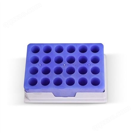 24孔PCR冰盒低温冷冻离心管架恒温预冷离心管架模块PCR冰盒可定制