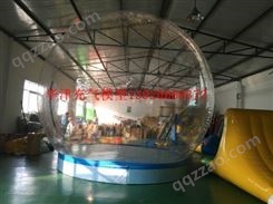 天津华津气模生产销售透明气泡屋透明水晶球气泡房充气气模