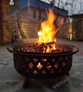 烧柴火炉木炭家用户外野外炉具庭院烧烤碳火盆火柴炊具bbq篝火