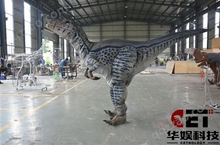 游乐场大型仿真恐龙工厂定制仿真恐龙皮套表演服人穿恐龙服装道具