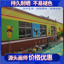幼儿园彩绘环保无味+工期保证 墙绘主题 艺术画师