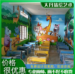 南 宁幼儿园墙绘 匠心品质彩绘艺术 手绘室内室外墙面