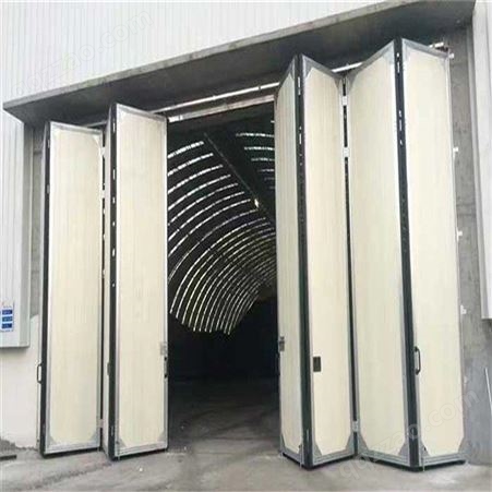 重庆月超建材工业折叠门 手动折叠门 消防车库用门