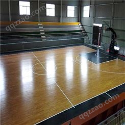 胜滨体育供应 健身房用 悬浮式 室内篮球场地板 易于维修保养