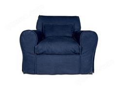 原版baxter沙发椅现代简约真皮休闲椅意式轻奢设计师单人椅子