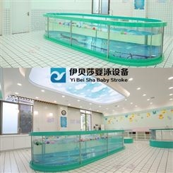 新疆巴音郭勒钢化玻璃亲子游泳池 亲子游泳池设备 亲子游泳加盟 伊贝莎