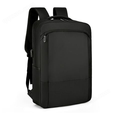 跨境货源简约双肩包usb充电男士电脑包大容量休闲商务笔记本背包