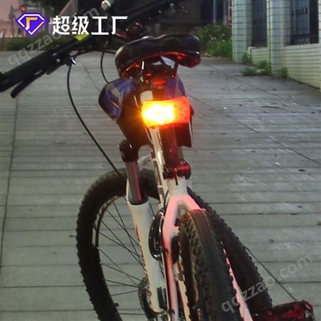 外贸自行车转向灯USB充电车尾灯LED遥控山地车骑行装备