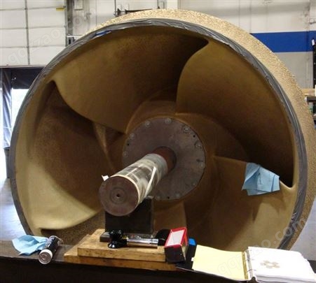 铸造合金耐磨风机叶轮 机械/化工设备防腐耐磨损材料 防粘黏涂层